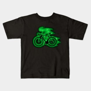 The Spirit of Cycling (green) Kids T-Shirt